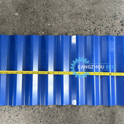 0.6mm Roof Sheet Roll Forming Machine przez Delta PLC dla dużych projektów