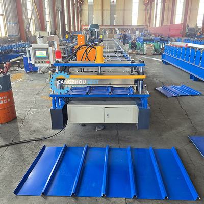 Indonezja Poular 980 Klip Lock Profile Roof Sheet Roll Forming Machine