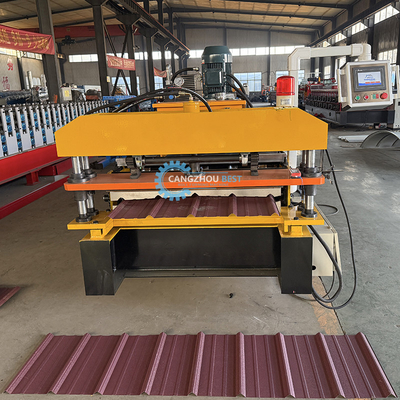 Meksyk Popularne kolorowe profile stalowe IBR R101 Roof Sheet Roll Forming Machine