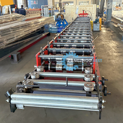 PLC sterowanie panelem Soffit High Prędkość panelu ściennego Making Roll Roll Maszyna formująca