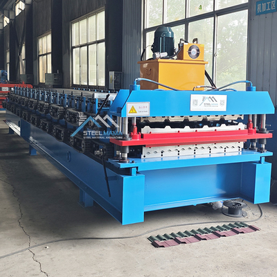 PPGI surowiec podwójne warstwy Roll Forming Machine z 3Kw głównego silnika mocy Delta Inverter
