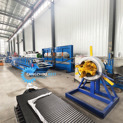 Hydrauliczna maszyna do formowania rolkowego profili ze stali ocynkowanej, do produkcji belek skrzynkowych o wielu rozmiarach