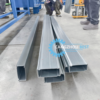 Hydrauliczna maszyna do formowania rolkowego profili ze stali ocynkowanej, do produkcji belek skrzynkowych o wielu rozmiarach