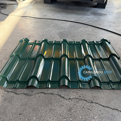 Hydrauliczna szybka maszyna do formowania metalowych dachówek