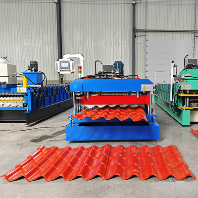 Automatyczna maszyna do formowania płytek dachowych z sterowaniem PLC 3 kW