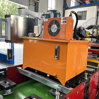 Kolorowa Stal Samozamykająca się Metal Sheet Rolling Roll Forming Machine PLC Control