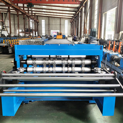 North American Market Canada 1.5"B 3"B Concrete Roof Floor Roll Forming Machine Aluminum Roof Sheet Making Machine