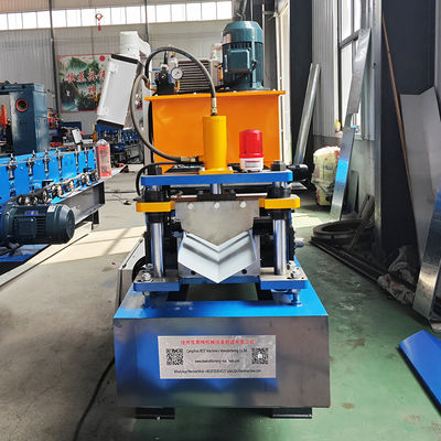 Metalowe pokrycie kalenicowe z płytką glazurowaną Maszyna do formowania rolek kalenicowych