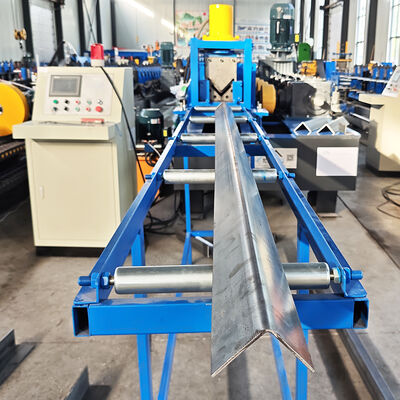 6mm Thickness Galvanized L Shape Roll Forming Machine Gear Box 