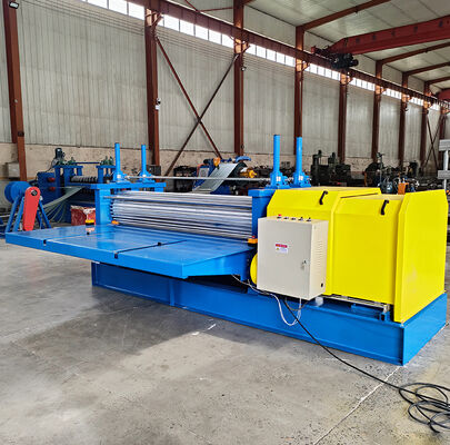 0.12-0.3mm Cienkie Materiał bębnowy walcowany dachowy arkusz Roll Forming Machine z systemem sterowania PLC i 45 # rolki stalowe
