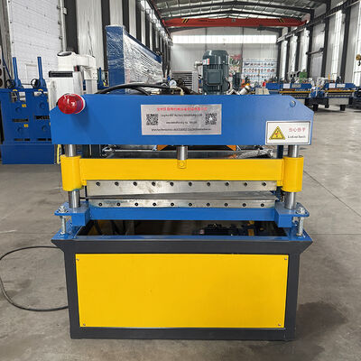 Galwanizowana stal Cienkie materiały 0,12 mm beczki walcowane dachowe arkusze Roll Forming Machine