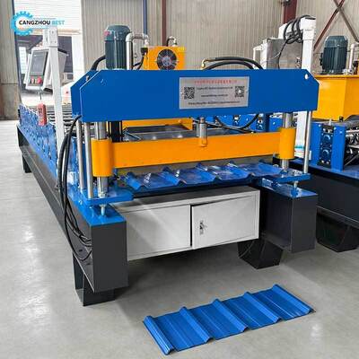 Color Steel PLC Control IT4 ibr Profile Roofing Sheet Roof Roll Forming Machine