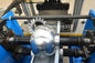 Maszyna do formowania rolek z zaokrągloną w dół wylewką do aluminium lub stali ocynkowanej