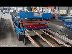 Hydrauliczne PLC sterowanie metalowe dachowe blachy Roll Forming Machine dla materiałów budowlanych